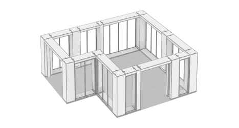 Pop-Up Retail System L-Shaped