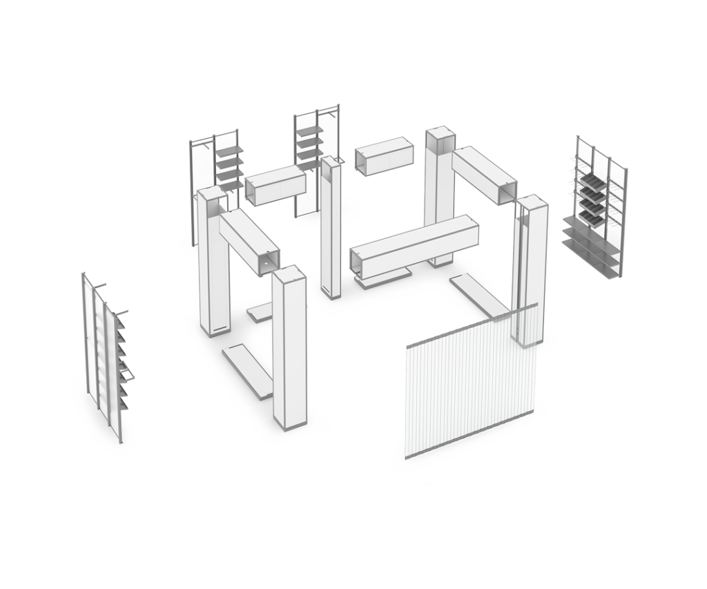 Pop-Up System Exploded View