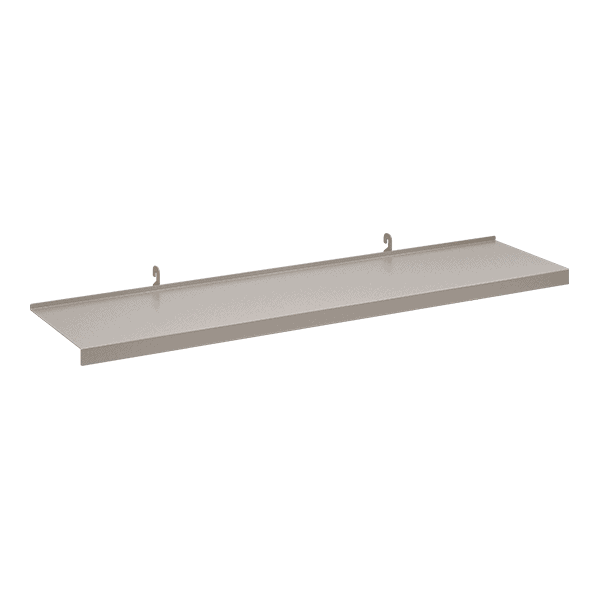 REVEAL METAL SHELF W/ INSET BRACKETS