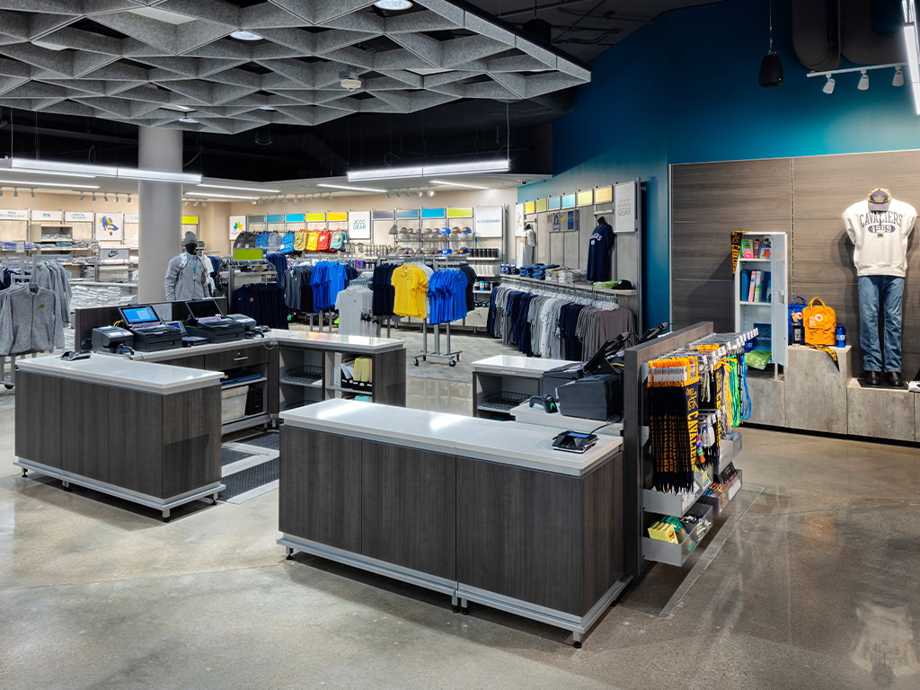 Collegate Store Display Collegiate Retail Solutions - OPTO International - Modular & Custom ...