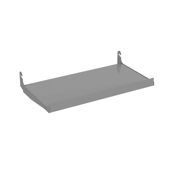 3/4" THICK METAL SHELF WITH LIP