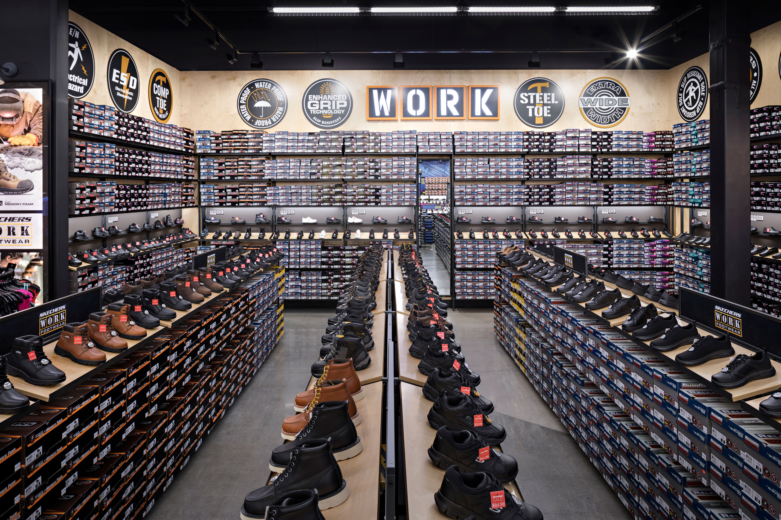 Skechers Factory Outlet OPTO International Modular Custom Retail Displays