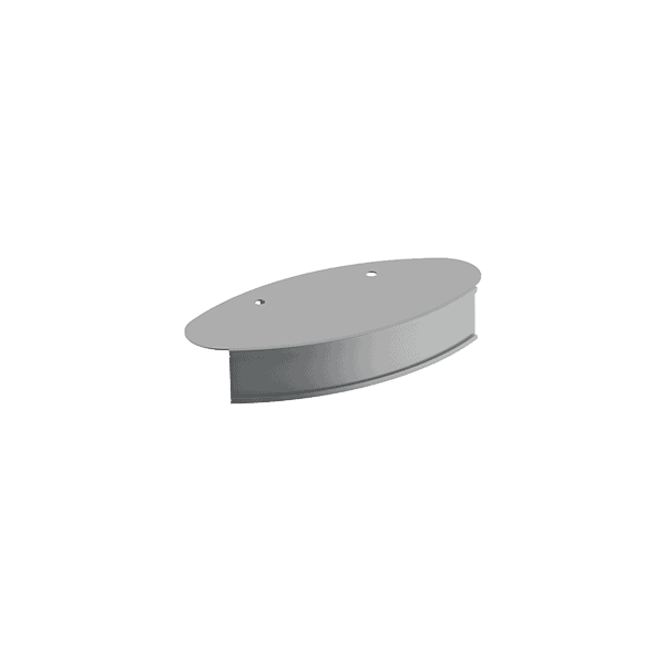 OVAL SHOE SHELF FOR RAIL