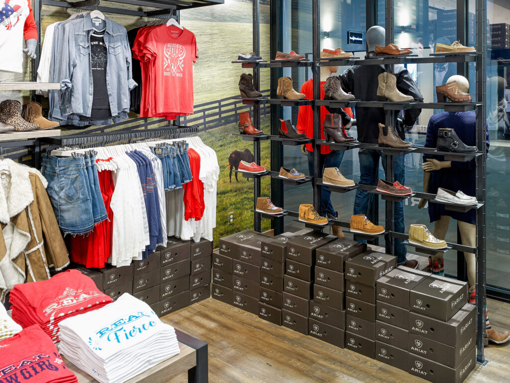 Ariat Display Rack Ariat International - OPTO International - Modular & Custom Retail Displays