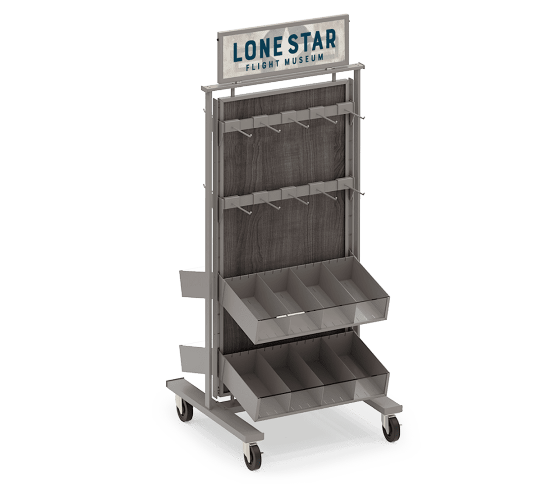 Edge Collection Low 2-Way - OPTO International - Modular Retail Displays