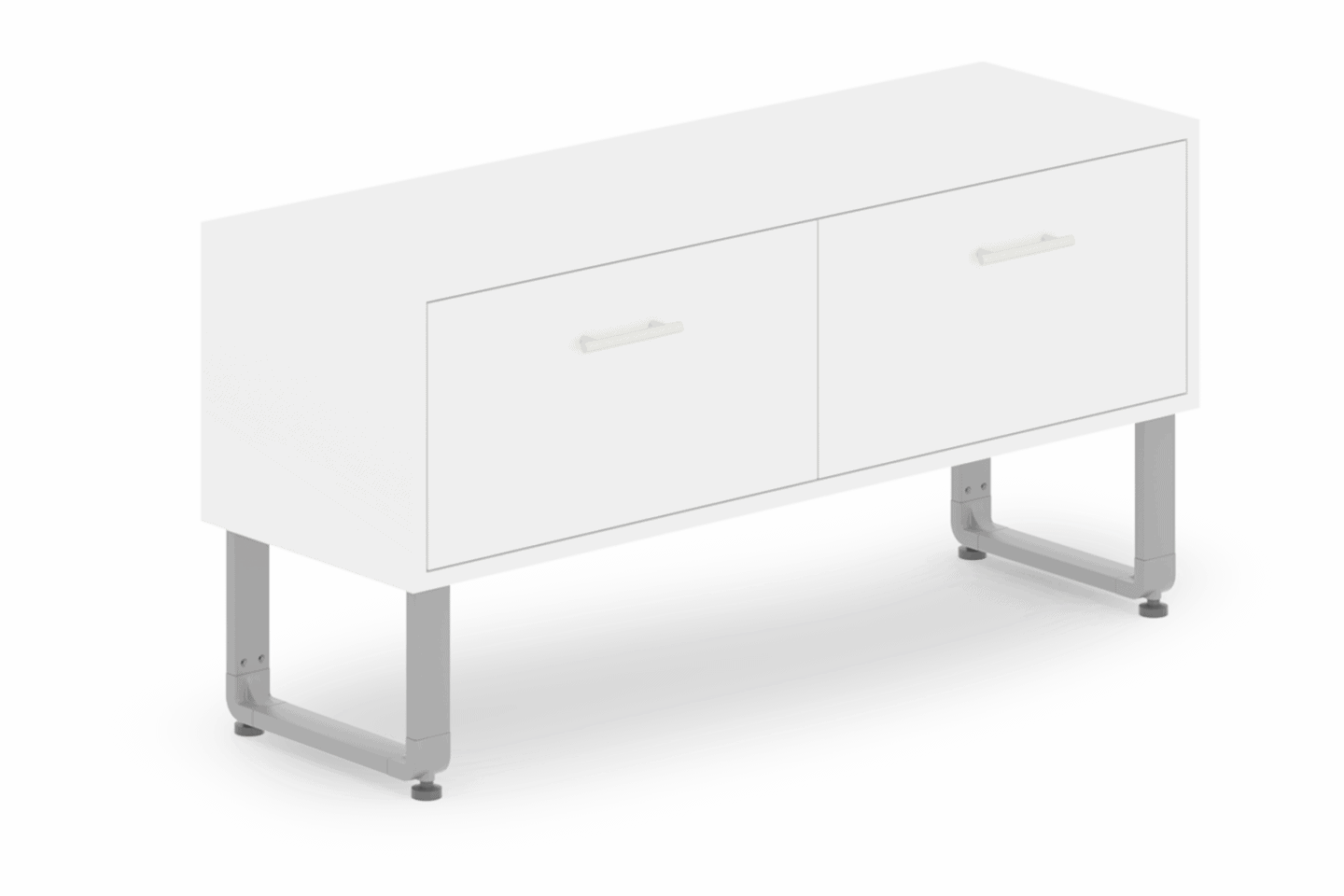 Reveal Collection 2-Drawer Laminated Cabinet