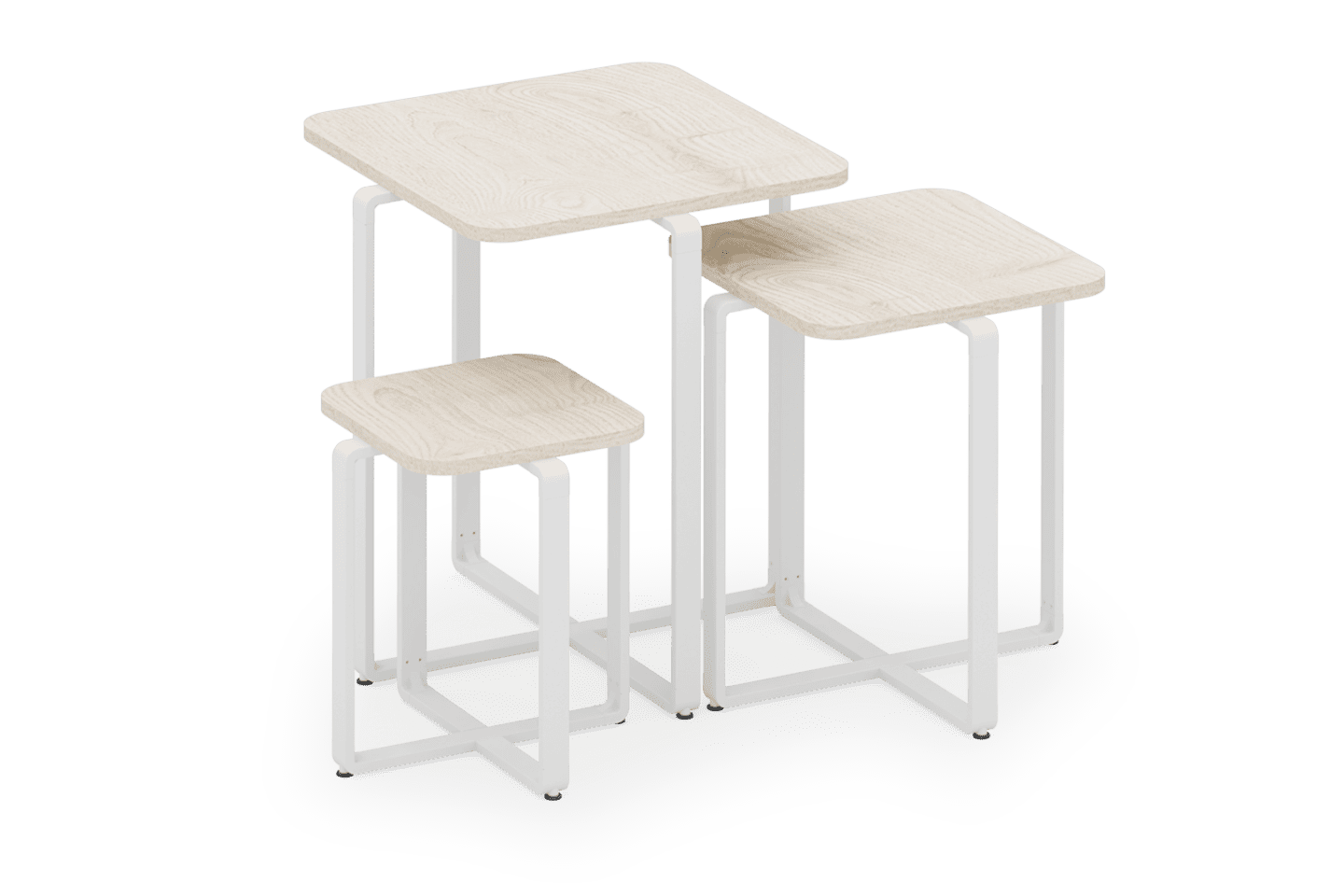Reveal Large Soft Square Grouping Table