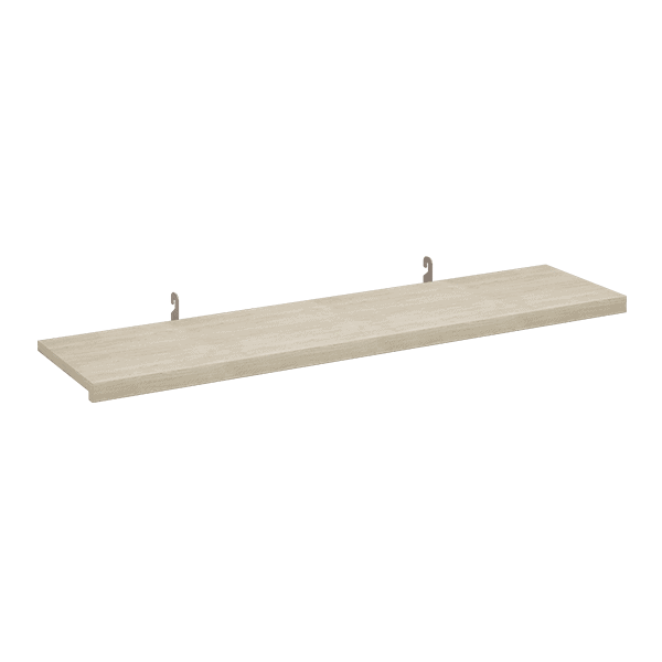 REVEAL LAMINATED SHELF W/ INSET BRACKETS