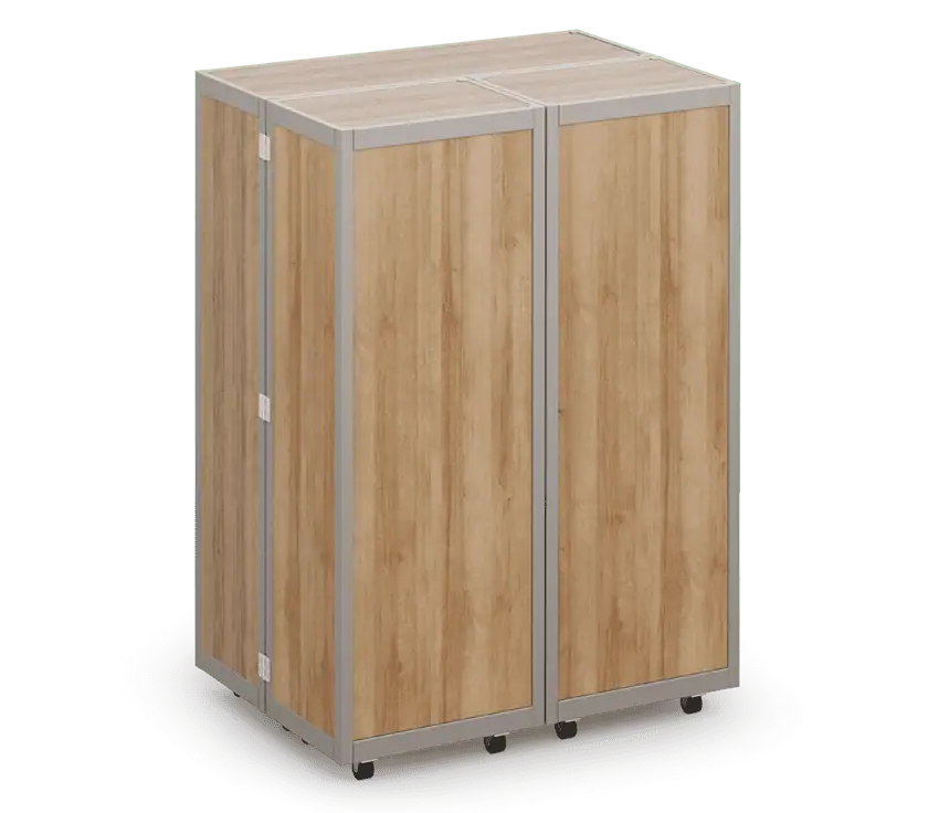 closed 2 hinge clamshell blank