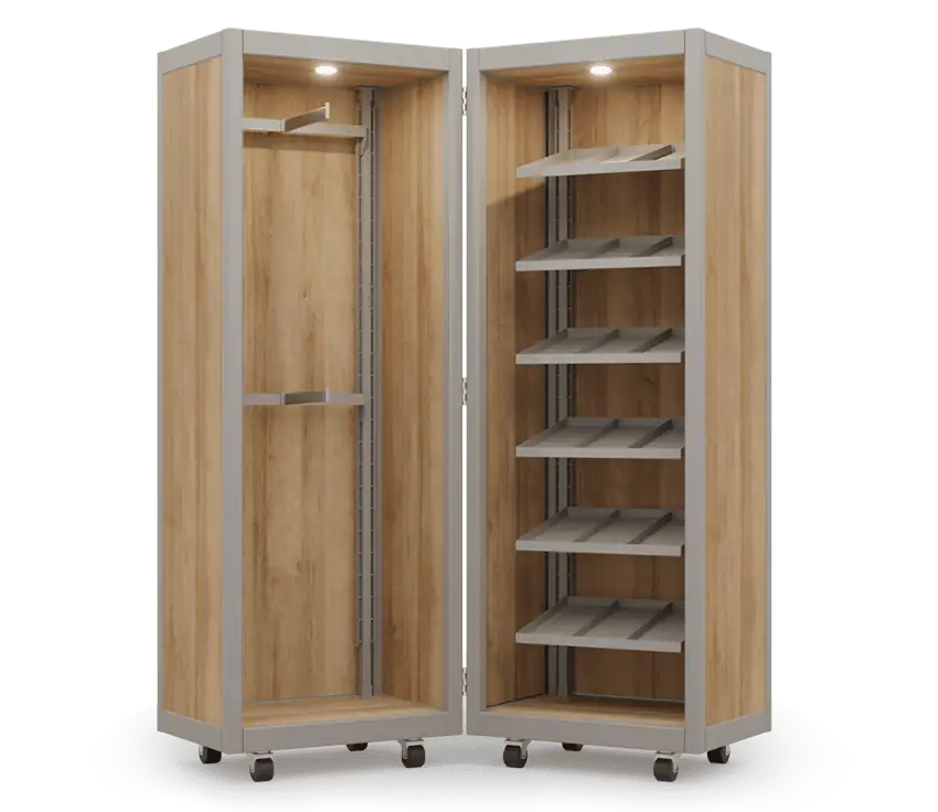 unbranded 2 module clamshell open