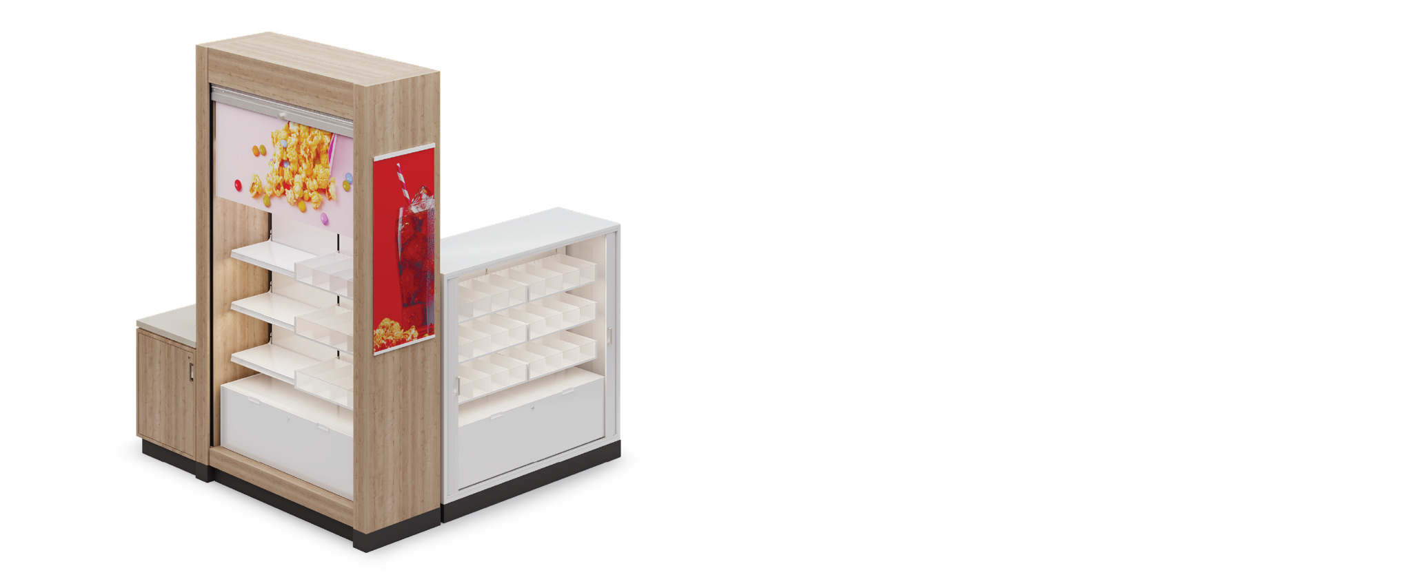 Custom Retail Display Kiosk