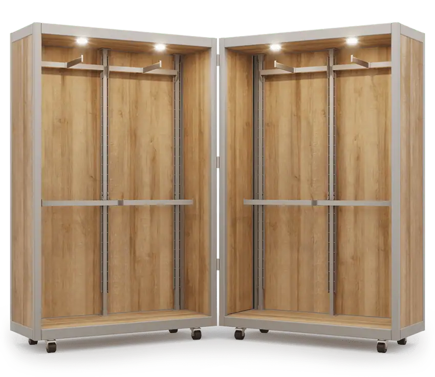 unbranded open single hinge clamshell