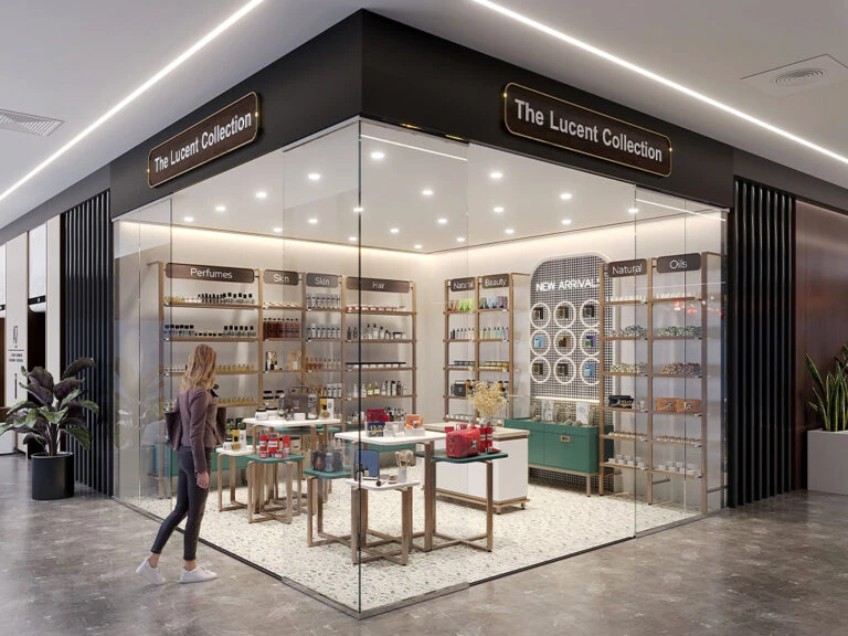 Beauty Store with Person