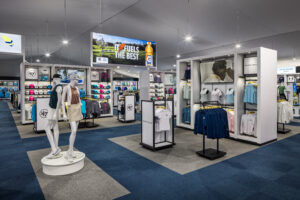 mannequins, freestanding fixtures, and apparel racks