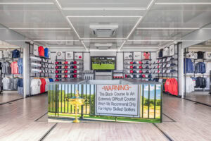 mobile retail tent front inside