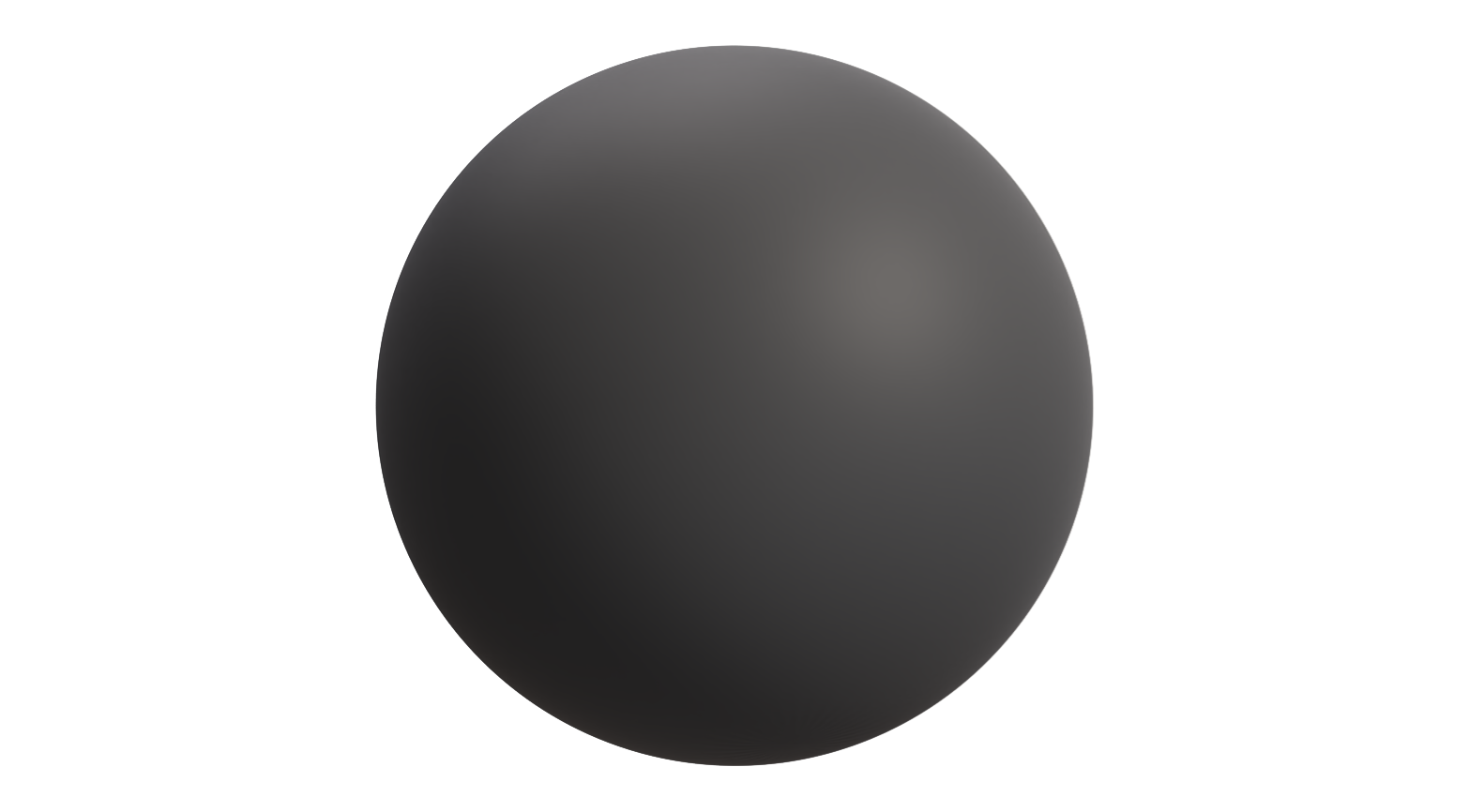 Graphite powder coat finish sample