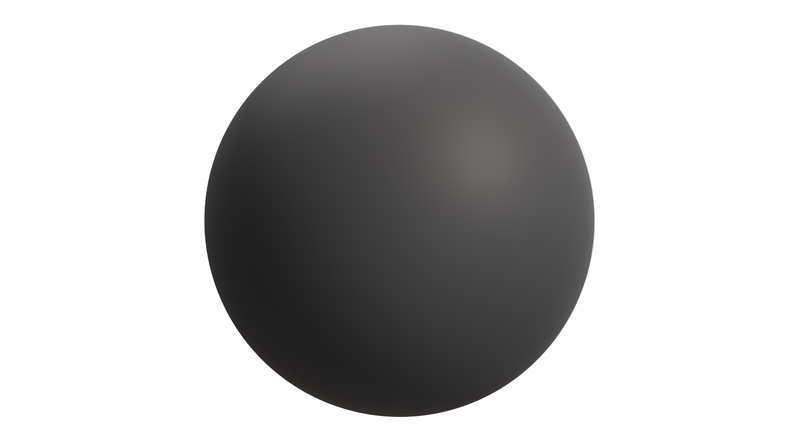 Graphite powder coat finish sample